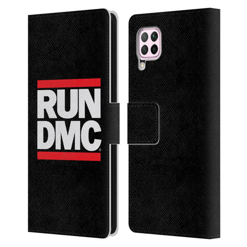 Run-D.M.C. Key Art Logo Leather Book Wallet Case Cover For Huawei Nova 6 SE / P40 Lite