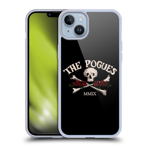 The Pogues Graphics Skull Soft Gel Case for Apple iPhone 14 Plus
