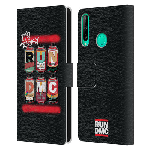 Run-D.M.C. Key Art Spray Cans Leather Book Wallet Case Cover For Huawei P40 lite E