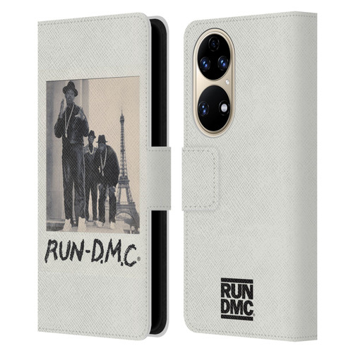 Run-D.M.C. Key Art Polaroid Leather Book Wallet Case Cover For Huawei P50