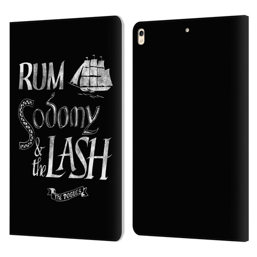 The Pogues Graphics Rum Sodony & The Lash Leather Book Wallet Case Cover For Apple iPad Pro 10.5 (2017)