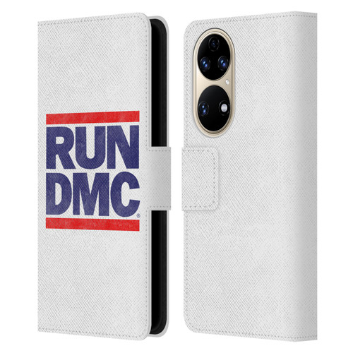 Run-D.M.C. Key Art Silhouette USA Leather Book Wallet Case Cover For Huawei P50