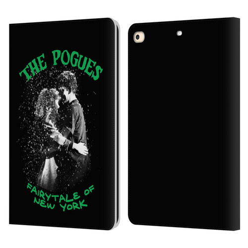 The Pogues Graphics Fairytale Of The New York Leather Book Wallet Case Cover For Apple iPad 9.7 2017 / iPad 9.7 2018