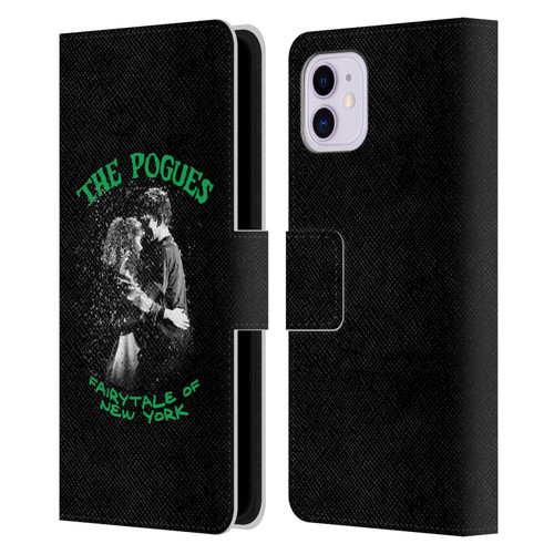 The Pogues Graphics Fairytale Of The New York Leather Book Wallet Case Cover For Apple iPhone 11