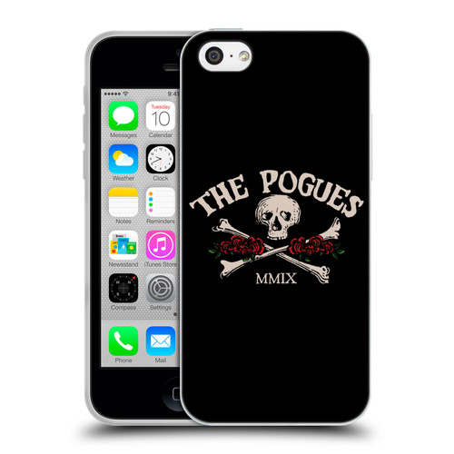 The Pogues Graphics Skull Soft Gel Case for Apple iPhone 5c