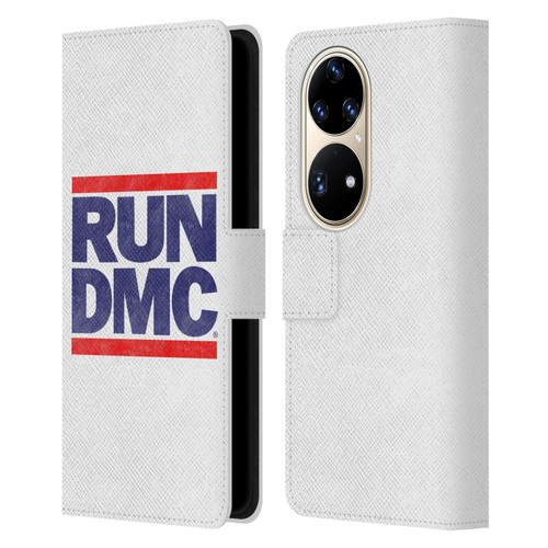Run-D.M.C. Key Art Silhouette USA Leather Book Wallet Case Cover For Huawei P50 Pro
