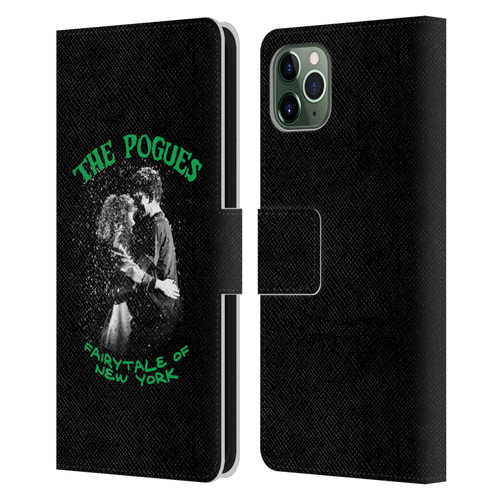 The Pogues Graphics Fairytale Of The New York Leather Book Wallet Case Cover For Apple iPhone 11 Pro Max