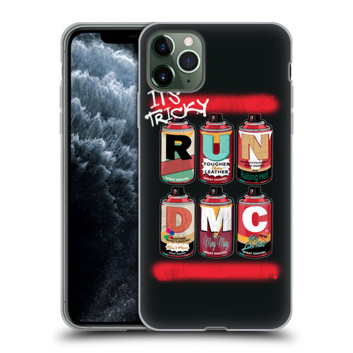 Run-D.M.C. Key Art Spray Cans Soft Gel Case for Apple iPhone 11 Pro Max