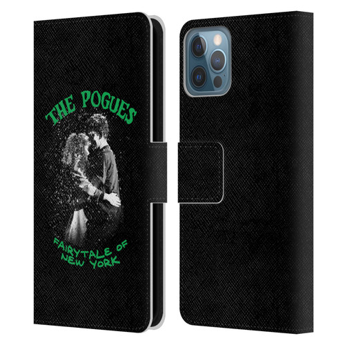 The Pogues Graphics Fairytale Of The New York Leather Book Wallet Case Cover For Apple iPhone 12 / iPhone 12 Pro