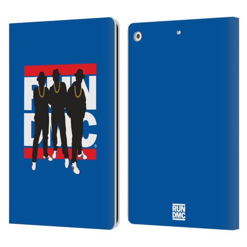 Run-D.M.C. Key Art Silhouette Leather Book Wallet Case Cover For Apple iPad 10.2 2019/2020/2021