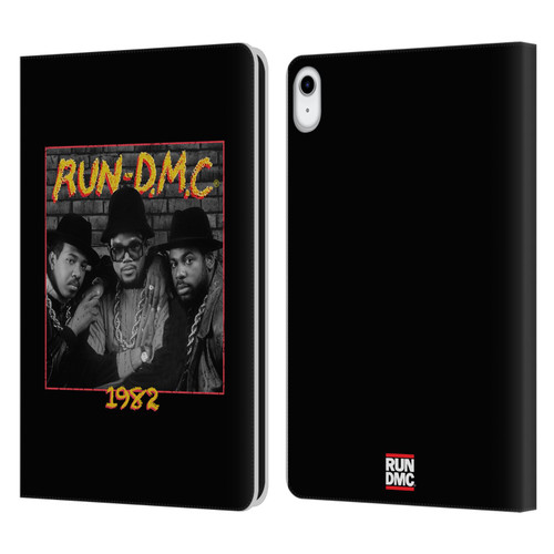 Run-D.M.C. Key Art Photo 1982 Leather Book Wallet Case Cover For Apple iPad 10.9 (2022)