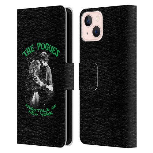 The Pogues Graphics Fairytale Of The New York Leather Book Wallet Case Cover For Apple iPhone 13