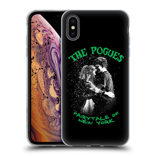 The Pogues Graphics Fairytale Of The New York Soft Gel Case for Apple iPhone XS Max