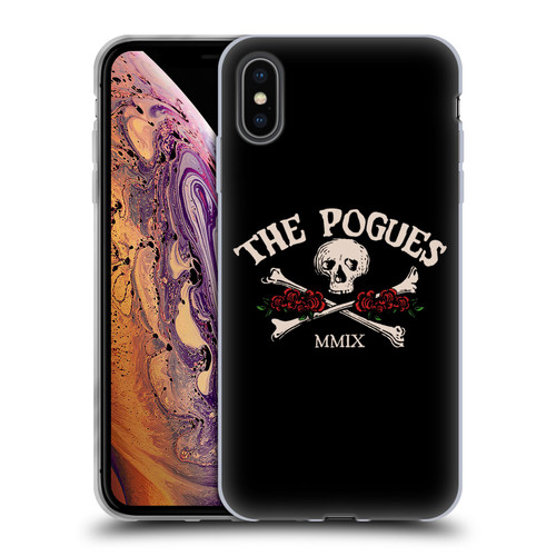 The Pogues Graphics Skull Soft Gel Case for Apple iPhone XS Max