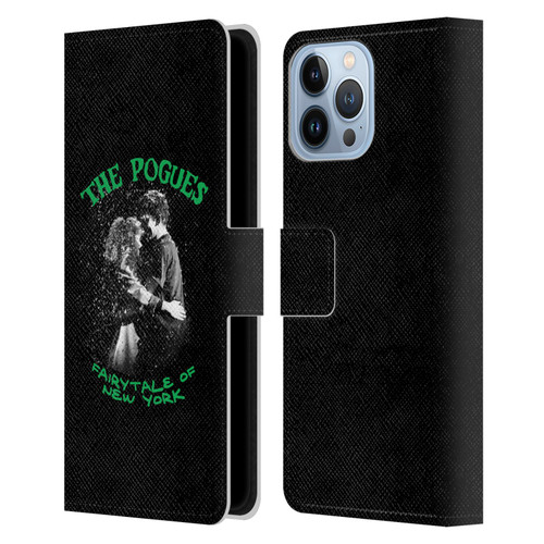 The Pogues Graphics Fairytale Of The New York Leather Book Wallet Case Cover For Apple iPhone 13 Pro Max