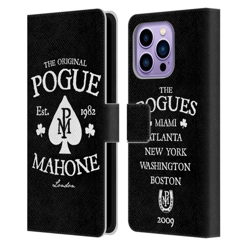 The Pogues Graphics Mahone Leather Book Wallet Case Cover For Apple iPhone 14 Pro Max