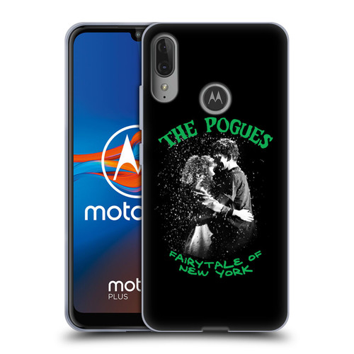 The Pogues Graphics Fairytale Of The New York Soft Gel Case for Motorola Moto E6 Plus