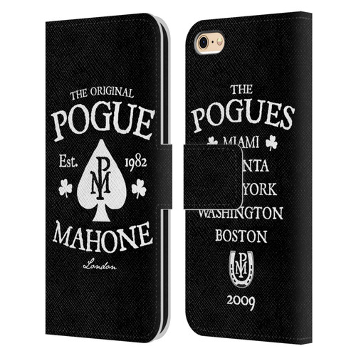 The Pogues Graphics Mahone Leather Book Wallet Case Cover For Apple iPhone 6 / iPhone 6s