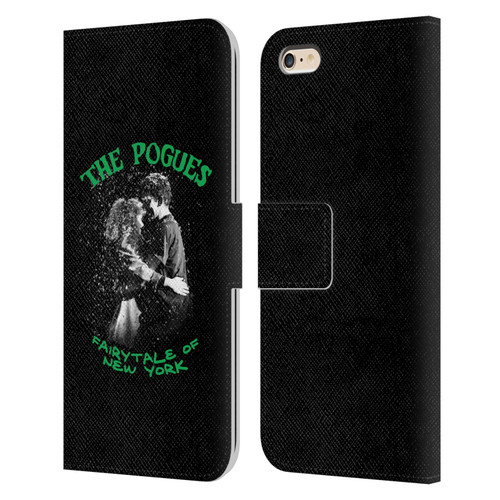 The Pogues Graphics Fairytale Of The New York Leather Book Wallet Case Cover For Apple iPhone 6 Plus / iPhone 6s Plus