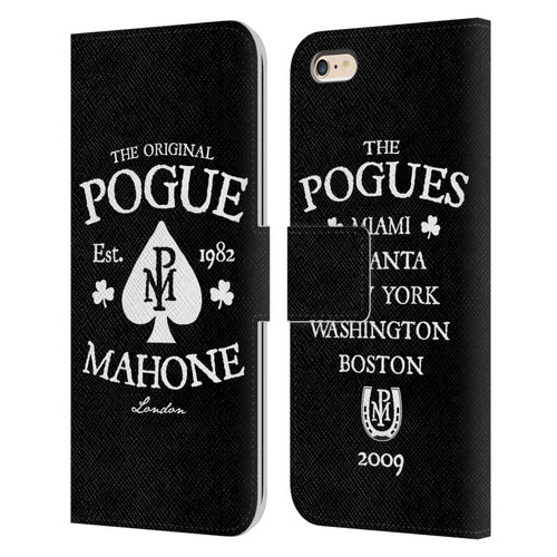 The Pogues Graphics Mahone Leather Book Wallet Case Cover For Apple iPhone 6 Plus / iPhone 6s Plus
