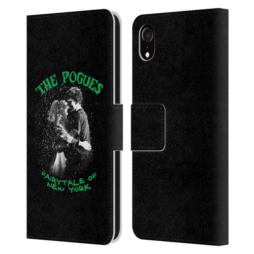 The Pogues Graphics Fairytale Of The New York Leather Book Wallet Case Cover For Apple iPhone XR