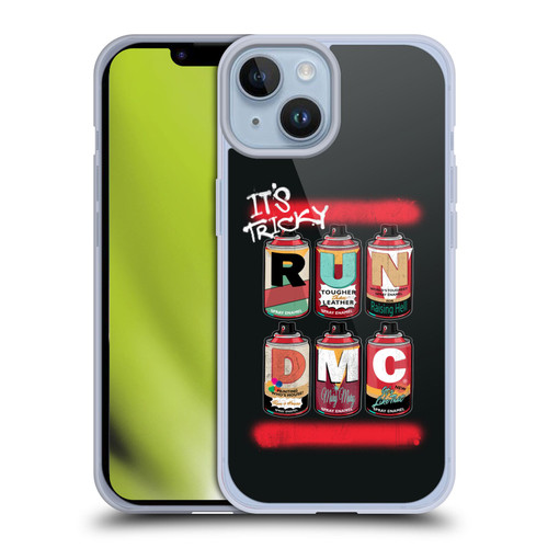 Run-D.M.C. Key Art Spray Cans Soft Gel Case for Apple iPhone 14