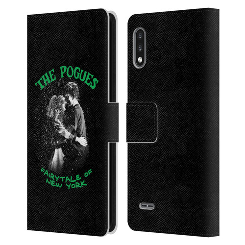 The Pogues Graphics Fairytale Of The New York Leather Book Wallet Case Cover For LG K22