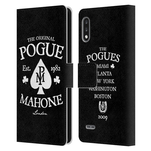 The Pogues Graphics Mahone Leather Book Wallet Case Cover For LG K22