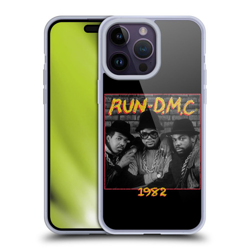 Run-D.M.C. Key Art Photo 1982 Soft Gel Case for Apple iPhone 14 Pro Max