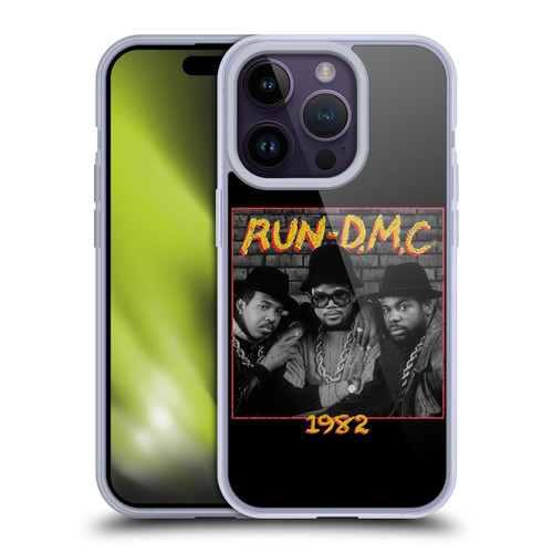 Run-D.M.C. Key Art Photo 1982 Soft Gel Case for Apple iPhone 14 Pro