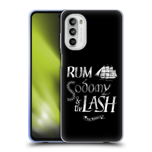 The Pogues Graphics Rum Sodony & The Lash Soft Gel Case for Motorola Moto G52
