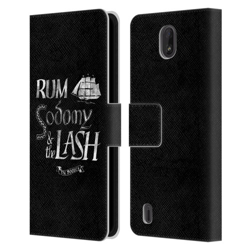 The Pogues Graphics Rum Sodony & The Lash Leather Book Wallet Case Cover For Nokia C01 Plus/C1 2nd Edition