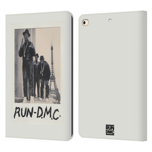 Run-D.M.C. Key Art Polaroid Leather Book Wallet Case Cover For Apple iPad 9.7 2017 / iPad 9.7 2018