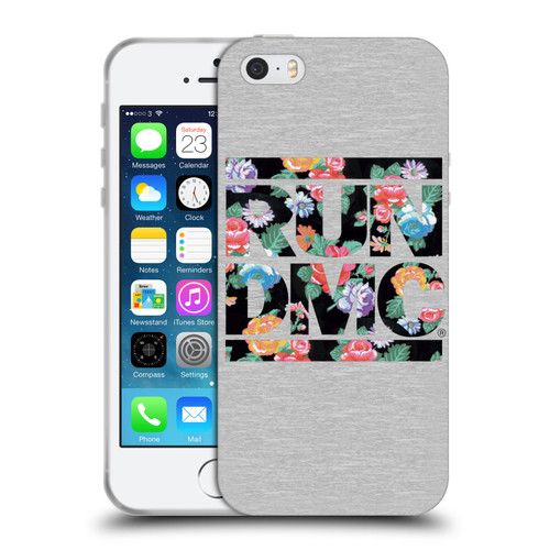 Run-D.M.C. Key Art Floral Soft Gel Case for Apple iPhone 5 / 5s / iPhone SE 2016