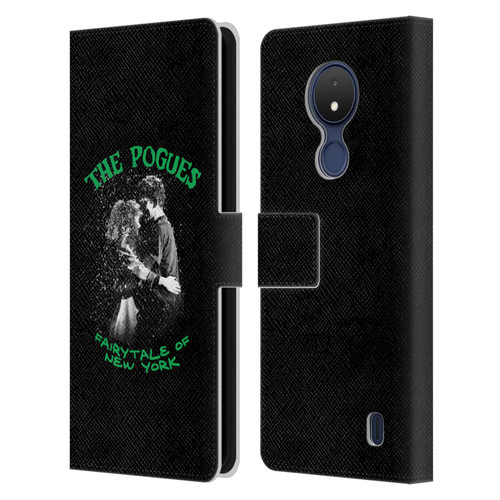 The Pogues Graphics Fairytale Of The New York Leather Book Wallet Case Cover For Nokia C21