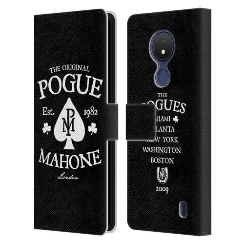 The Pogues Graphics Mahone Leather Book Wallet Case Cover For Nokia C21