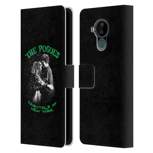 The Pogues Graphics Fairytale Of The New York Leather Book Wallet Case Cover For Nokia C30