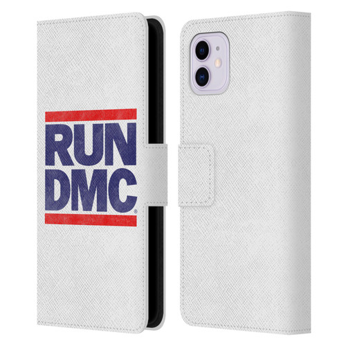 Run-D.M.C. Key Art Silhouette USA Leather Book Wallet Case Cover For Apple iPhone 11