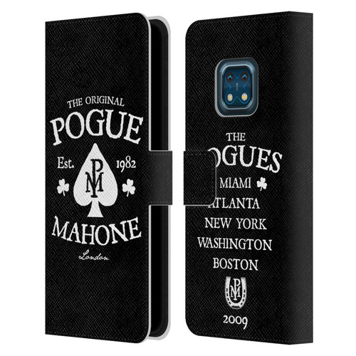 The Pogues Graphics Mahone Leather Book Wallet Case Cover For Nokia XR20