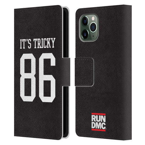 Run-D.M.C. Key Art It's Tricky Leather Book Wallet Case Cover For Apple iPhone 11 Pro