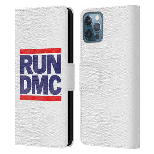 Run-D.M.C. Key Art Silhouette USA Leather Book Wallet Case Cover For Apple iPhone 12 / iPhone 12 Pro