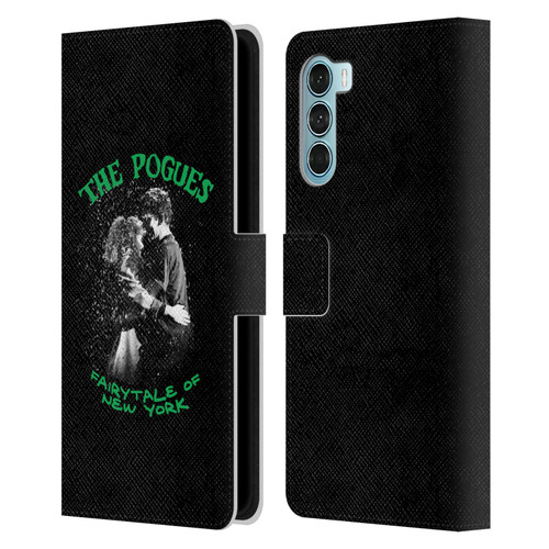 The Pogues Graphics Fairytale Of The New York Leather Book Wallet Case Cover For Motorola Edge S30 / Moto G200 5G