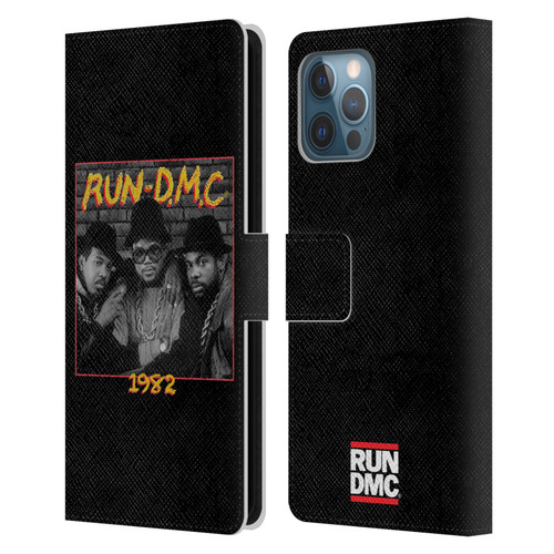 Run-D.M.C. Key Art Photo 1982 Leather Book Wallet Case Cover For Apple iPhone 12 Pro Max