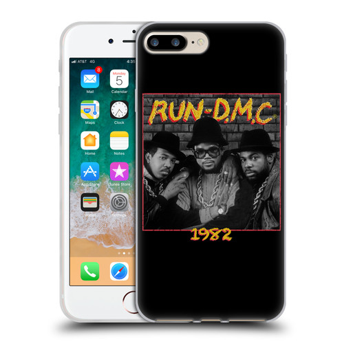 Run-D.M.C. Key Art Photo 1982 Soft Gel Case for Apple iPhone 7 Plus / iPhone 8 Plus