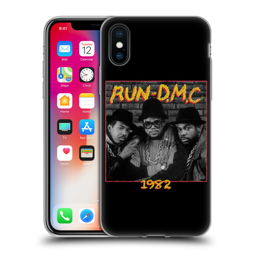 Run-D.M.C. Key Art Photo 1982 Soft Gel Case for Apple iPhone X / iPhone XS