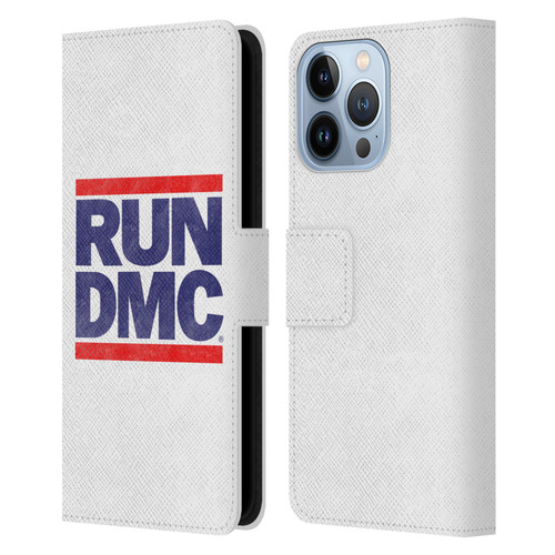 Run-D.M.C. Key Art Silhouette USA Leather Book Wallet Case Cover For Apple iPhone 13 Pro