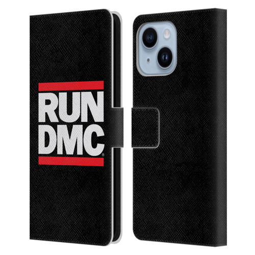 Run-D.M.C. Key Art Logo Leather Book Wallet Case Cover For Apple iPhone 14 Plus