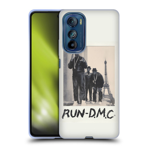Run-D.M.C. Key Art Polaroid Soft Gel Case for Motorola Edge 30