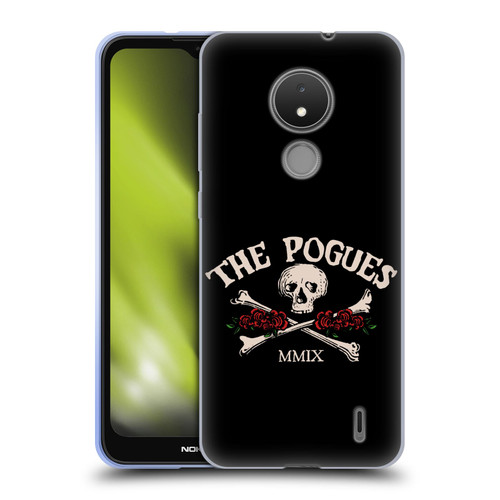 The Pogues Graphics Skull Soft Gel Case for Nokia C21