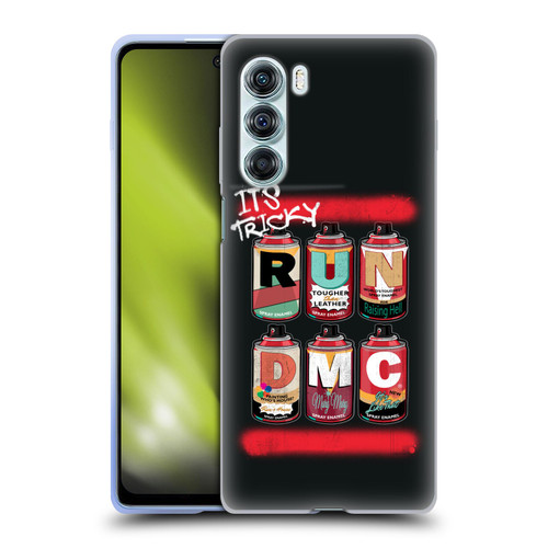 Run-D.M.C. Key Art Spray Cans Soft Gel Case for Motorola Edge S30 / Moto G200 5G